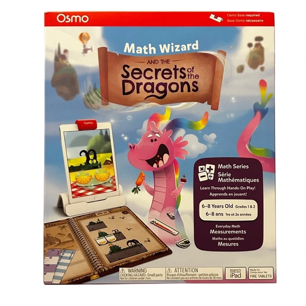 Pink and Blue Learning Toy Dragon Puzzle